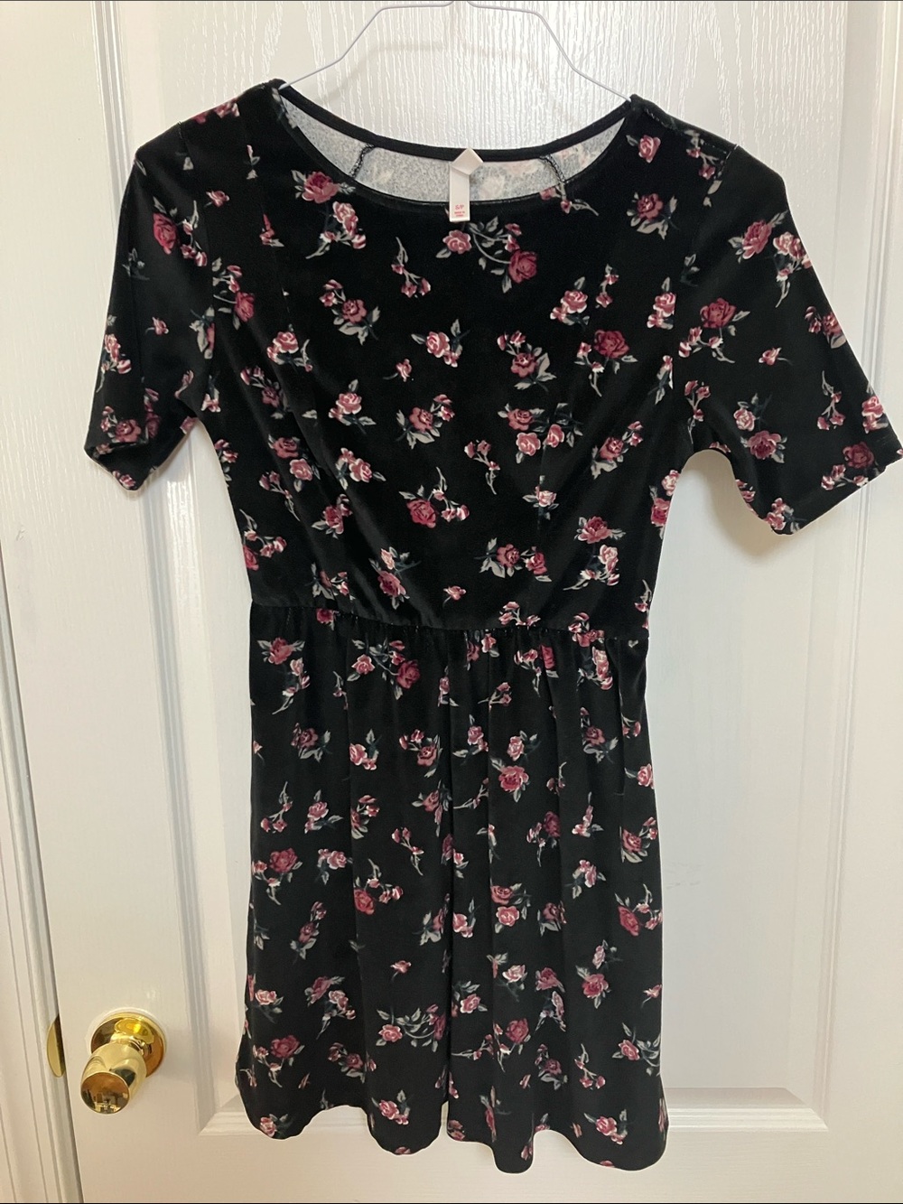 XS velour dress